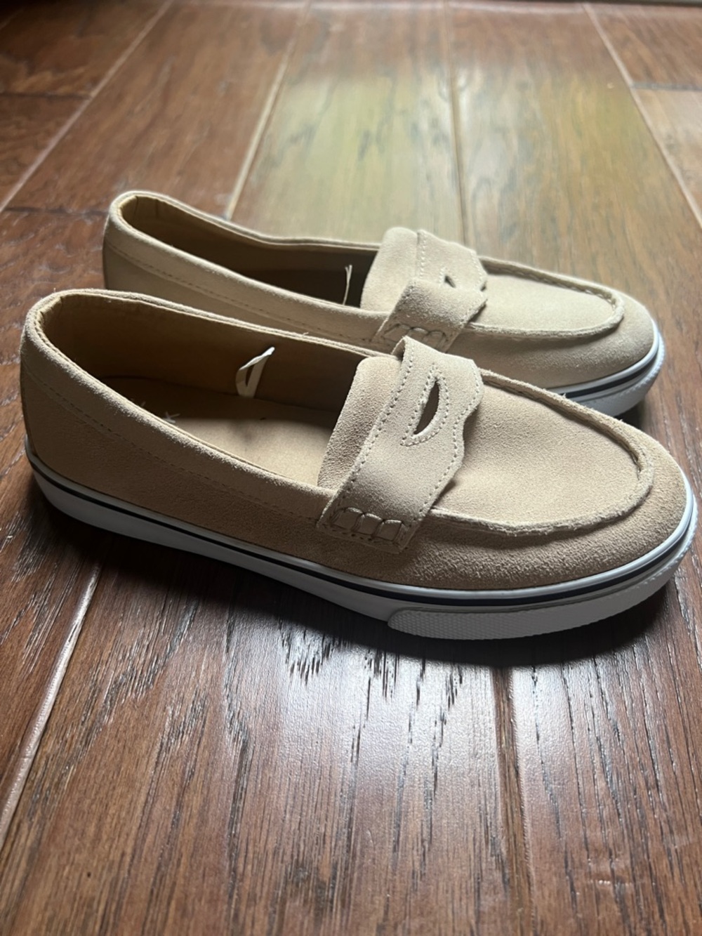 Janie and Jack Slip On Sneaker Suede Leather Shoes Size 1K